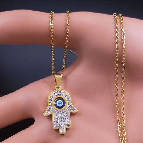 Greek Eye Necklace