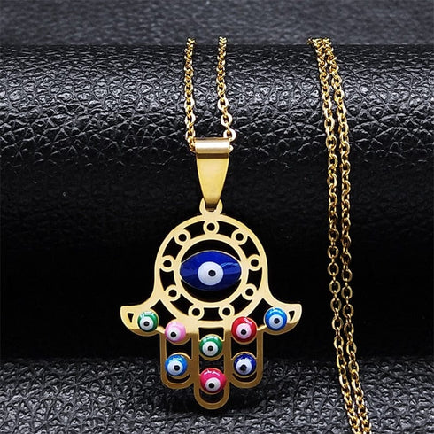 Greek Eye Necklace
