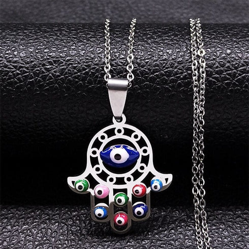 Greek Eye Necklace