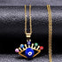 Greek Eye Necklace