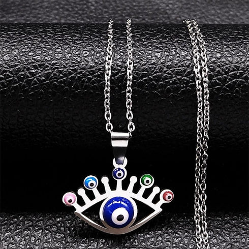 Greek Eye Necklace