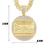 Iced Out Last Supper Pendant Cuban Necklace