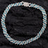 Iced Out Two-Tone Crystal Cuban Link Chain Necklace