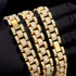 Iced Out Watch Band Cuban Choker Necklace