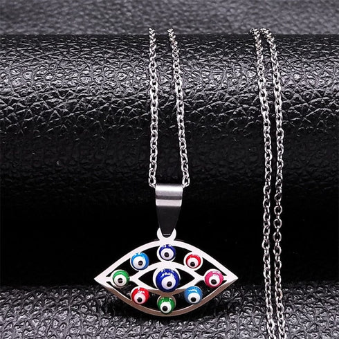 Greek Eye Necklace