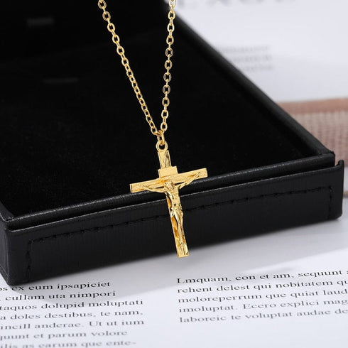 Jesus Cross Pendant Necklace