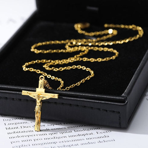 Jesus Cross Pendant Necklace
