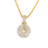 Hailey Bieber Initial Bubble Letter Necklace