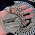 Iced Out Last Supper Pendant Cuban Necklace