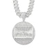 Iced Out Last Supper Pendant Cuban Necklace