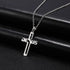 Jesus Cross Pendant Stainless Steel Necklace