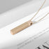 Stainless Steel Carved Scripture Pendant
