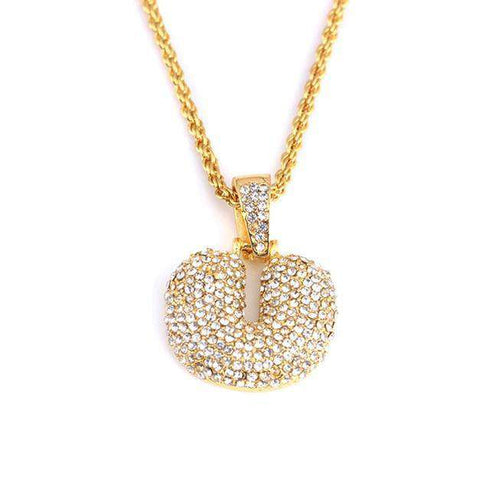 Hailey Bieber Initial Bubble Letter Necklace