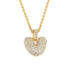 Hailey Bieber Initial Bubble Letter Necklace
