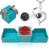 VVS Jewelry Red Rose I Love You in 100 Languages 925 Silver Necklace Gift Box