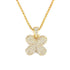 Hailey Bieber Initial Bubble Letter Necklace