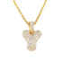 Hailey Bieber Initial Bubble Letter Necklace