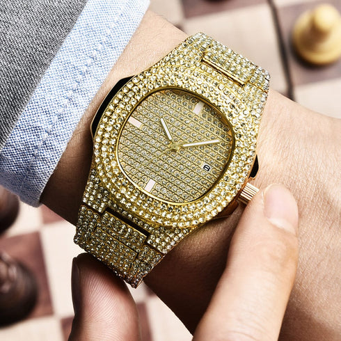 OG AP Style Buss Down Watch with FREE Band Bracelet