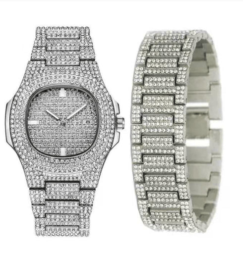 OG AP Style Buss Down Watch with FREE Band Bracelet