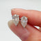 Oval Cut 925 Sterling Silver Moissanite Earrings