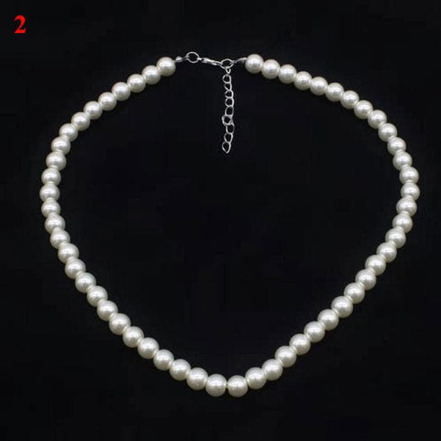 VVS Jewelry Cross Pearl Chain
