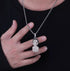 The Boondocks Micro Pave Pendant Necklace