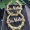 Personalized Custom Bamboo Name Hoop Earrings