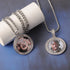 3D Custom Baguette Photo Pendant Chain with FREE Name Engraving