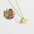 Custom Fingerprint And/Or Handwriting Photo Pendant Necklace