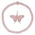 VVS Jewelry Cuban Link Butterfly Choker + FREE Tennis Choker