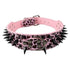 Adjustable Spiked Studded Dog Collar