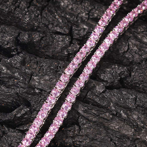 Pink Tennis Choker