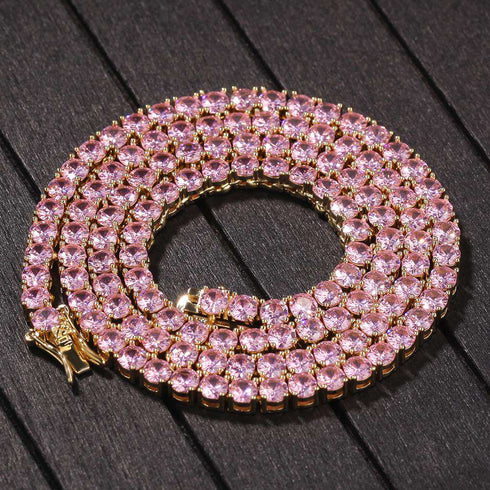 Pink Tennis Choker