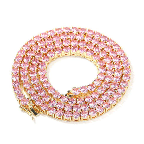 Pink Tennis Choker