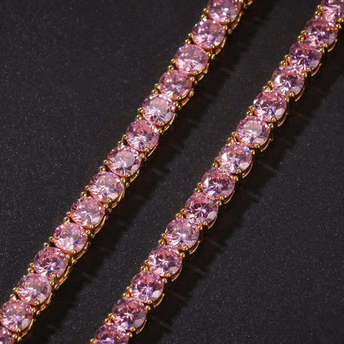 Pink Tennis Choker