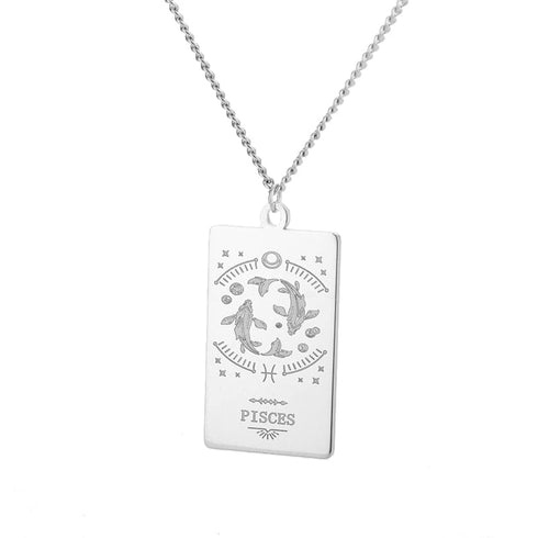 Zodiac Sign Pendant Chain
