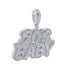 90's Baby Fully Baguette Pendant Chain