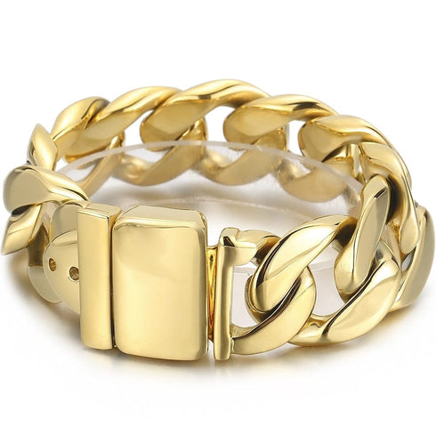 25mm Chunky Stainless Steel Miami Cuban Bracelet
