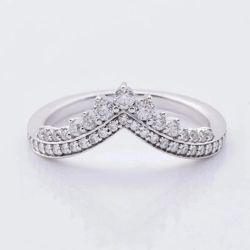 14k White Gold 3CT Moissanite Engagement Ring