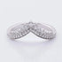 14k White Gold 3CT Moissanite Engagement Ring