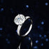 Radiant Sparkle 5CT 925 Sterling Silver Moissanite Engagement Ring