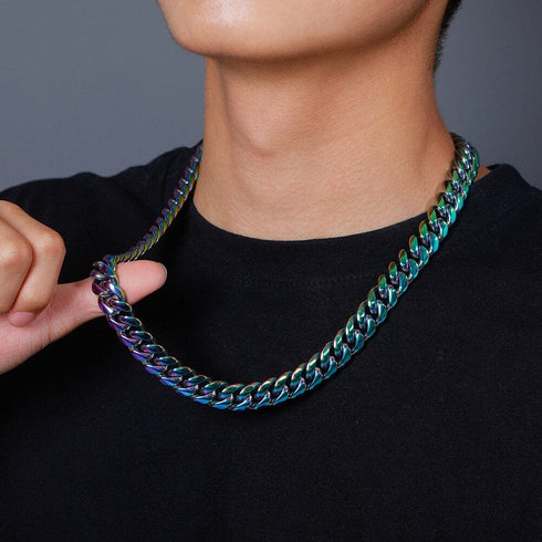 Rainbow Miami Cuban Chain
