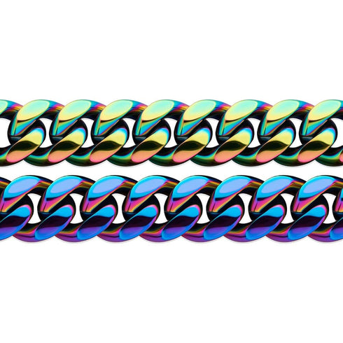 Rainbow Miami Cuban Chain