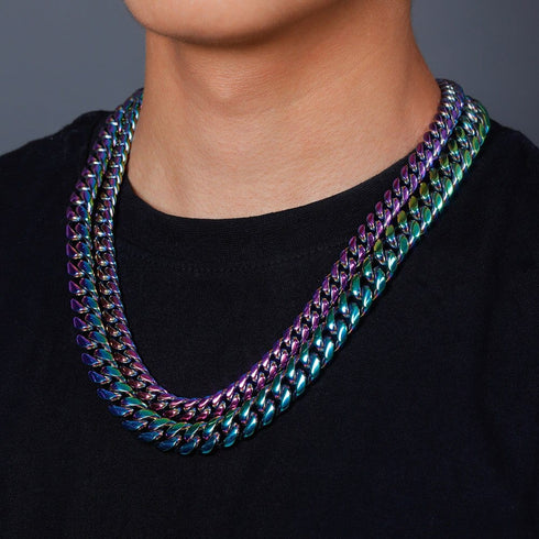Rainbow Miami Cuban Chain