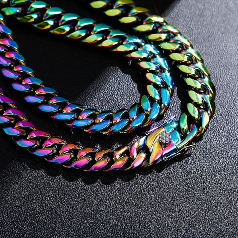 Rainbow Miami Cuban Chain