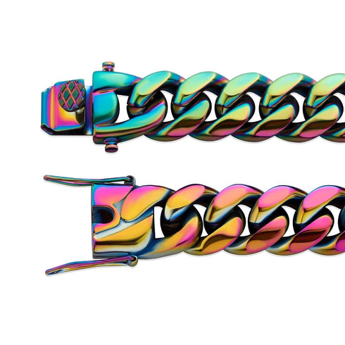 Rainbow Miami Cuban Chain