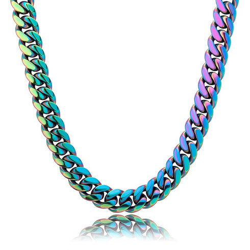 Rainbow Miami Cuban Chain