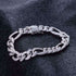 Rapper Gold/Silver Clasp 10mm Cuban Chain Bracelet