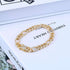 Rapper Gold/Silver Clasp 10mm Cuban Chain Bracelet