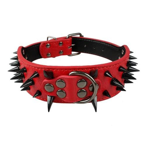 Adjustable Spiked Studded Dog Collar